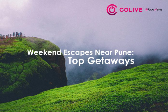 weekend escapes near Pune like Lonavala, Mahabaleshwar, and Alibaug